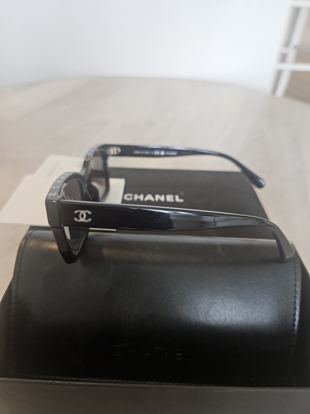 Chanel Black Cat-Eye Sunglasses - Picture 4 of 6